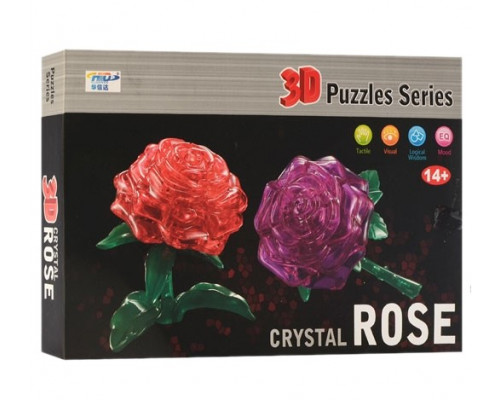 3D Crystal Puzzle Роза New 29027/29028-1