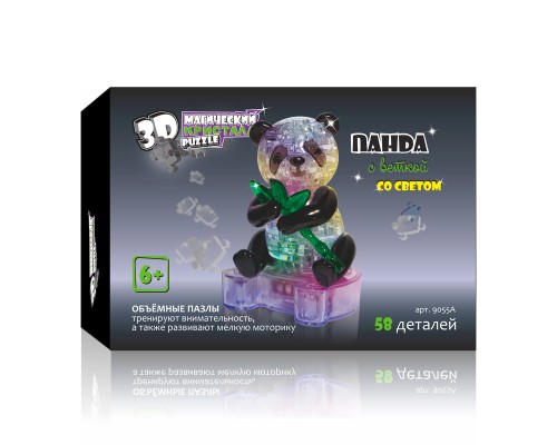 3D Crystal Puzzle Панда 9055A