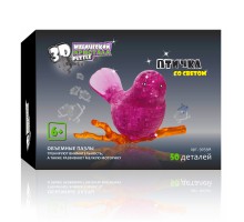 3D Crystal Puzzle Птичка на ветке 9059A